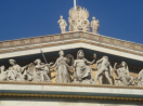 No detalhe obras de arte com personagens da Mitologia Grega